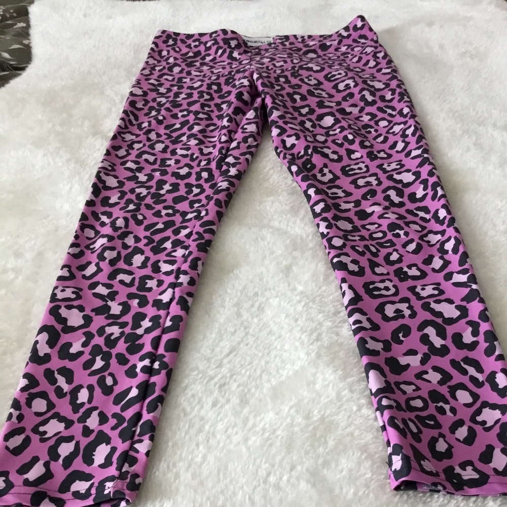 Fiercepulse athletic leopard print workout pants